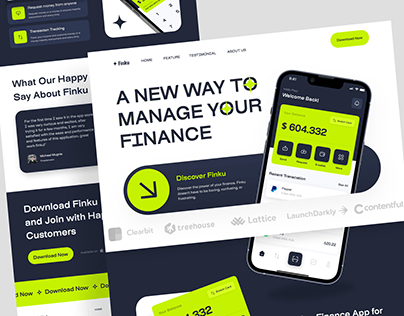 Finance Landing Page