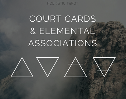 Infographic: Court Cards & The 4 Elements