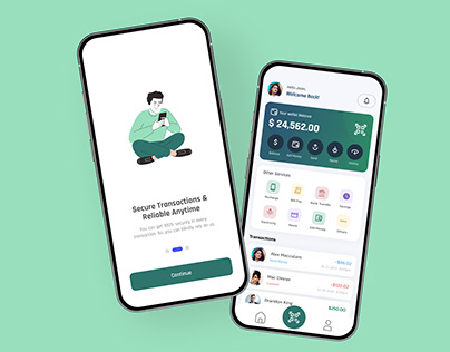 Mobile Financial Service App UIUX