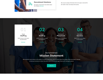 Healthcare Staffing Website