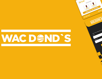 Wac Dond´s | UI Design App mobile - Trabalho Acadêmico