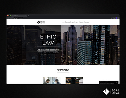 Legal Force | Website - UX/UI