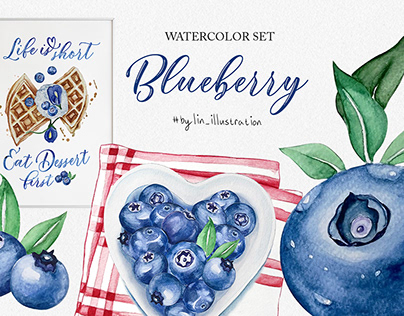 Blueberry_watercolor set