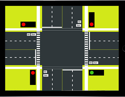 Traffic Signal UI for Tab
