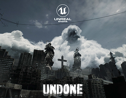 Unreal engine 5 rendering - Abandoned city - “UNDONE”