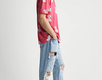 Printed Knit Shirt | Zara Man