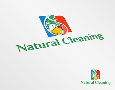 Natural Cleaning Logo Design