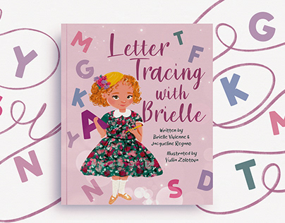 Letter Tracing with Brielle–Children's work book