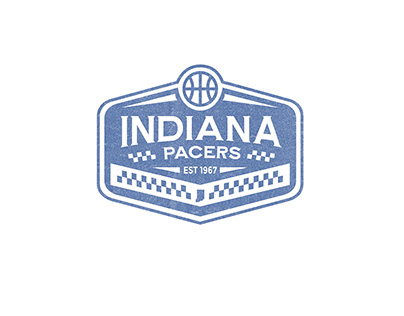 Pacers Vintage Logo Badge