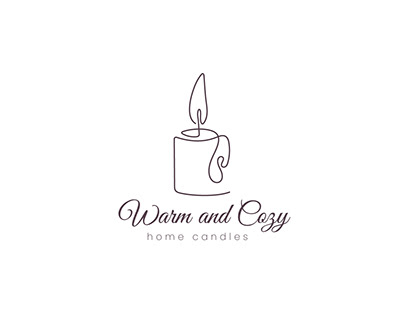 logo and brandbook for handmade candles