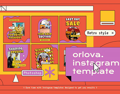 Orlova Instagram Post & Stories Template