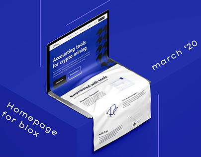 Homepage for blox for accountants