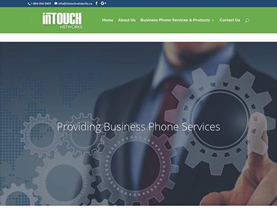 Intouch Networks Website - Design & Develop