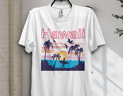 Hawaii T Shirt Design