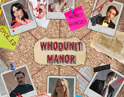 Movie Poster- "Whodunit Manor"- Anita Amato