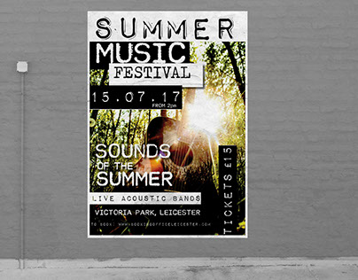 Poster for summer Festival