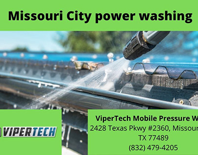 Missouri City power washing