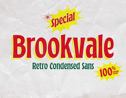 Brookvale - Retro Condensed Sans