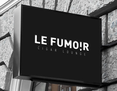 Le Fumoir Cigar Lounge Logotype Design