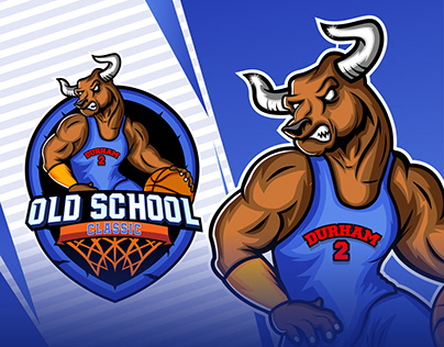 Old School Classic Mascot Logo
