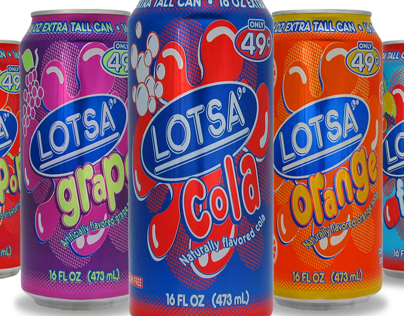 Metro Beverage - Lotsa' Soda Rebrand