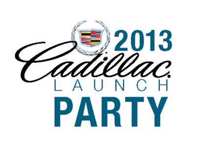 Cadillac Launch Party Graphic and Invitation