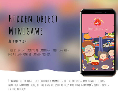 Hidden objects minigame