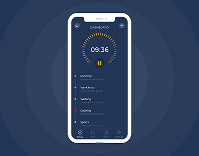 Simple Timer iOS App / UI / UX