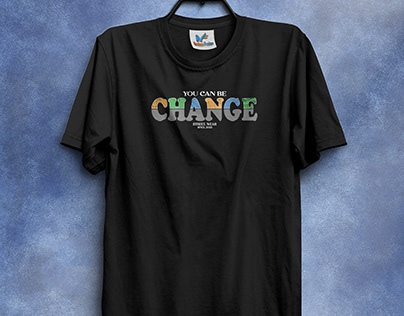 You can be change typography t-shirt Design
