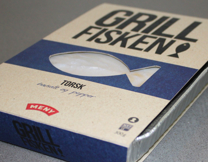 Grill Fisken, packaging design