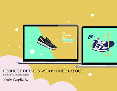Product detail & web banner design template