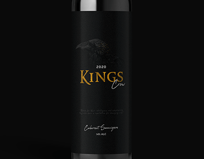 King's Crow - Wine labels