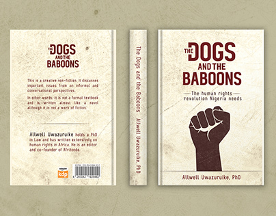 The Dogs and The Baboons book cover design