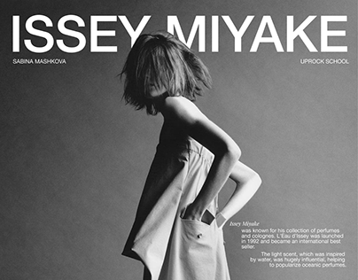 ISSEY MIYAKE | Website Redesign