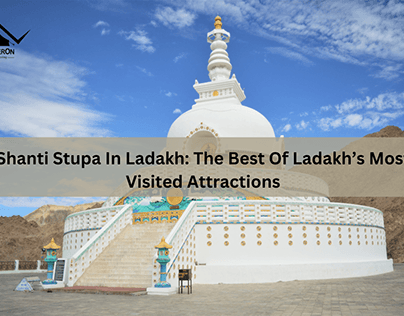 Shanti Stupa In Ladakh