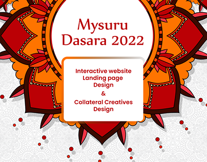 Mysuru Dasara 2022 website & creatives Design