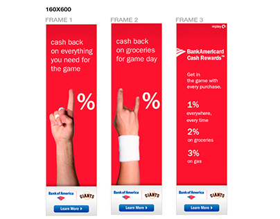 Ad Campaign | Bank Of America "SF Giants Cash Back"