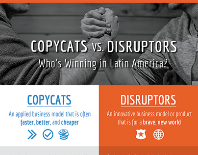 Infografia Copycats vs Disruptors - NXTP Labs