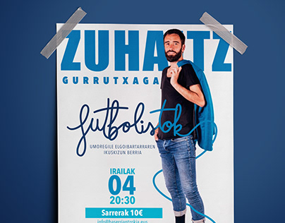 Diseño de cartel para Zuhaitz Gurrutxaga