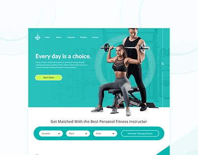 Website Design for Fitness instructor