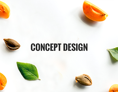Website for a Natural Fruit Brandy - Concept Design