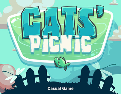 Cat's Picnic Casual Game UI