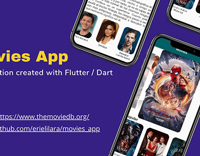 Movies App creada con Flutter/Dart