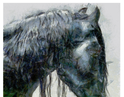 horse Digital painting