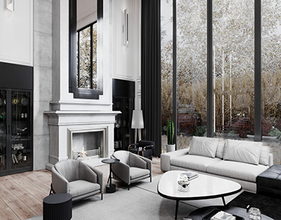 Black&White Livingroom