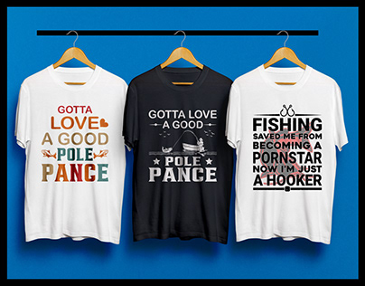 Fishing t-shirt design bundle || T-shirt design