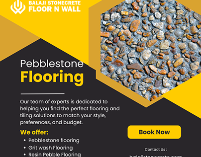 Natural Elegance with Pebblestone Flooring