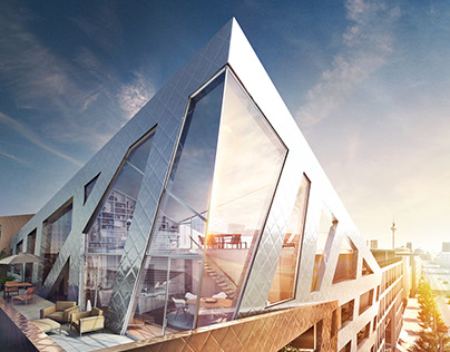 Visualization for Sapphire by Daniel Libeskind