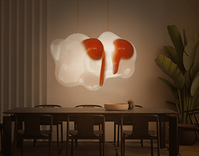 'Sunny Side Down' Lamp Design