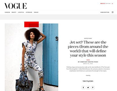 Article Publication - Vogue Mexico